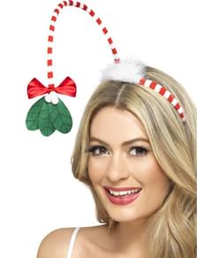 Diadema de visco natalício