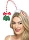 Christmas mistletoe headband