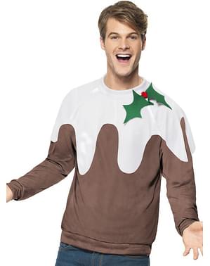 Vianočný puding jumper pre mužov