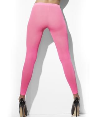 Neon pink leggings