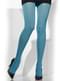 Collants opaques bleu