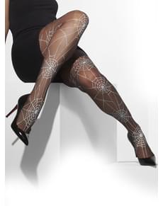 Meias-calças com teias