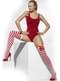 Candy cane hold up tights