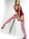 Candy cane hold up tights