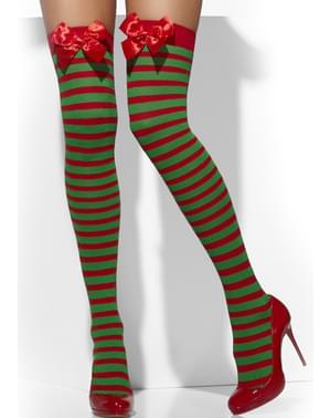 Elf Kousen met strikjes
