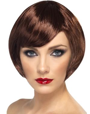 Chesnut bob wig with fringe