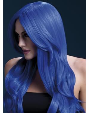 Parrucca Khloe azzurra