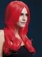 Peruca Khloe vermelho