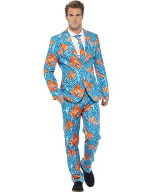 Traje estampado de Peces 