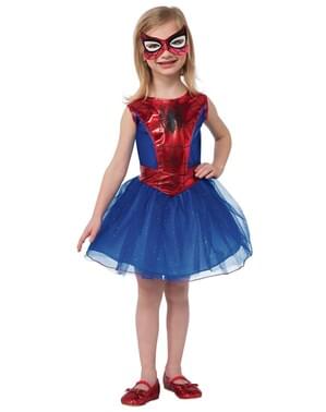 Bir kız için Spidergirl tutu kostümü