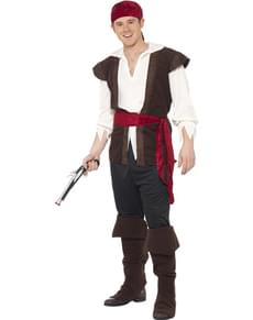 Costume da pirata dei mari da uomo