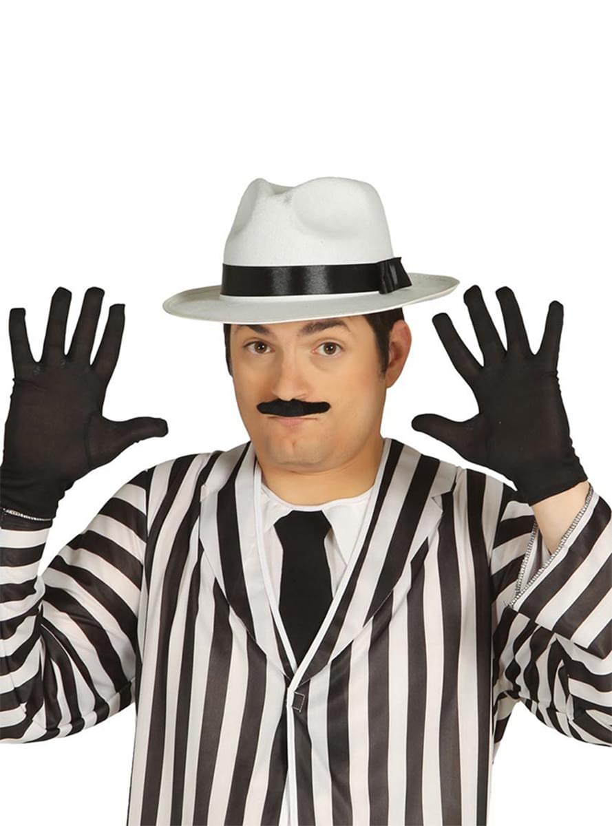 Guantes negros cortos