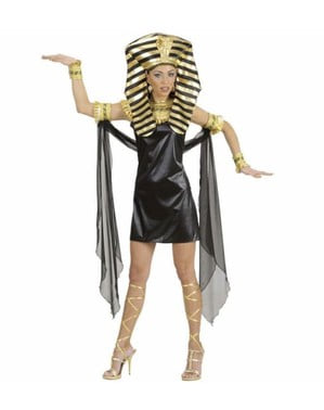 Bir kadın için eski Mısır Kleopatra kostümü