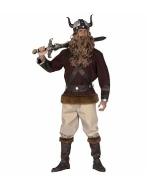 Bir erkek için Viking savaşçısı kostümü