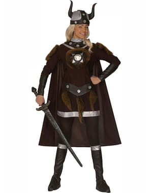 Disfraz de guerrera vikinga para mujer