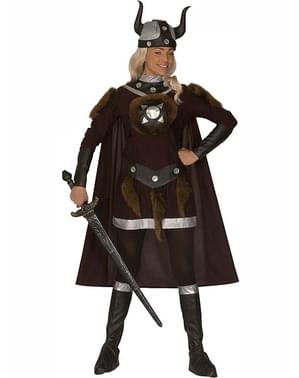 Vikingakrigare kvinnodräkt