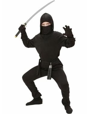 Bir çocuk için Ninja savaşçısı kostümü
