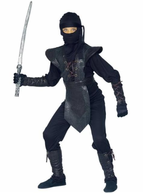 Costume da guerriero ninja deluxe per bambino. I più divertenti