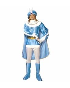Blue prince costume for a man