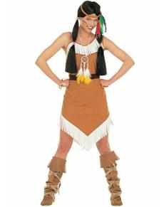 Indian wind princess costume for a woman
