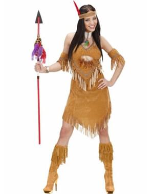 Indian warrior costume for a woman