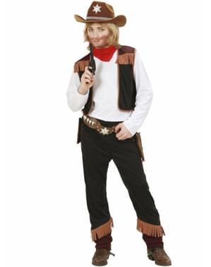 Bir çocuk için vahşi batı kovboy kostümü