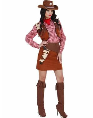 Far West Cowgirl Kostüm für Damen