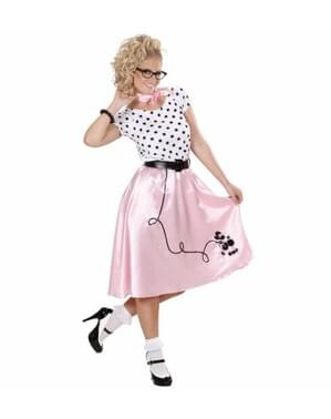 Costum fată anii 50