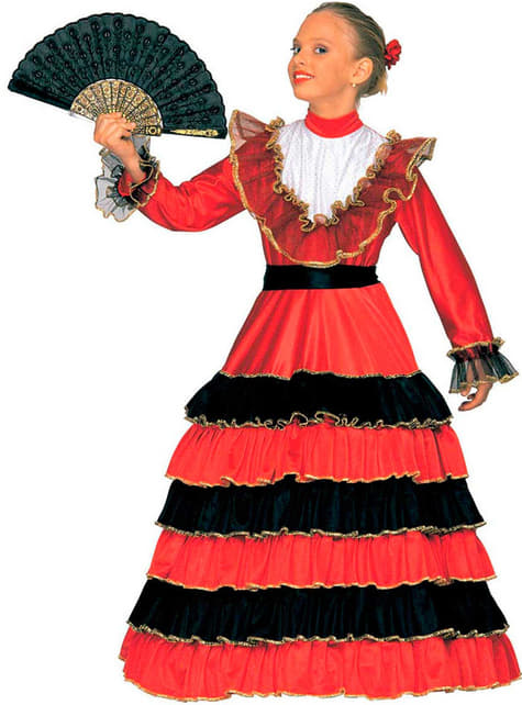 Costume da balllerina spagnola per bambina. I più divertenti
