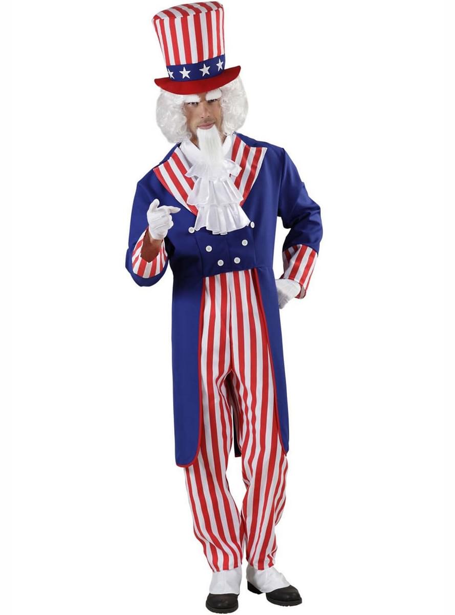 Uncle Sam Kostüm für Herren