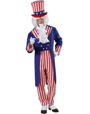 Uncle Sam kostume til mænd