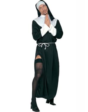 Bir erkek için Rahibe Manolo kostümü