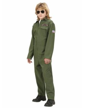 Kostum pilot tempur untuk seorang anak