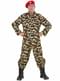 Camouflage soldier costume for a man