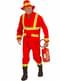 Déguisement pompier rouge homme
