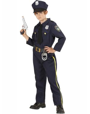 Politiagent kostume til drenge