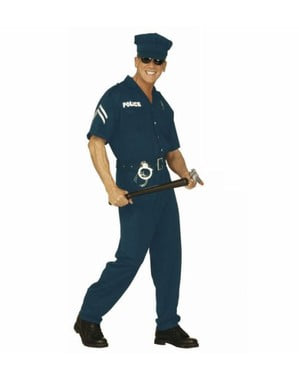 Bir erkek için polis ajanı kostümü