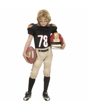 Kostum pemain American Football untuk anak laki-laki