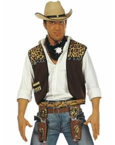 Cowboy costume kit for a man