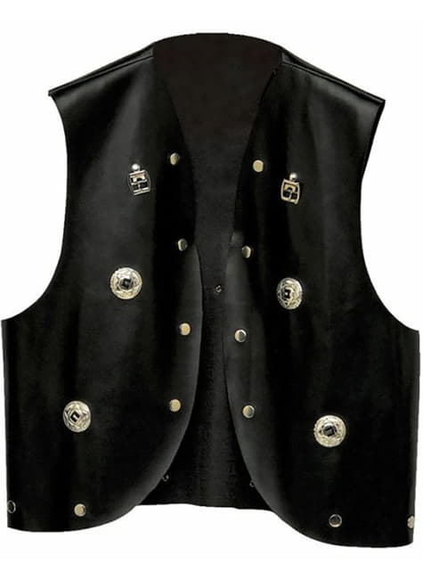 Waistcoat with studs for a man