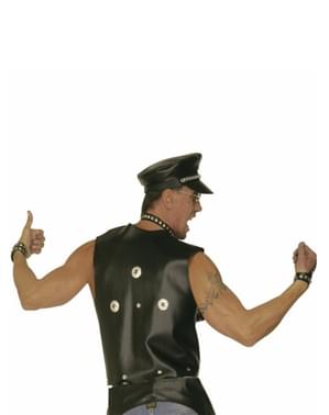 Waistcoat with studs for a man