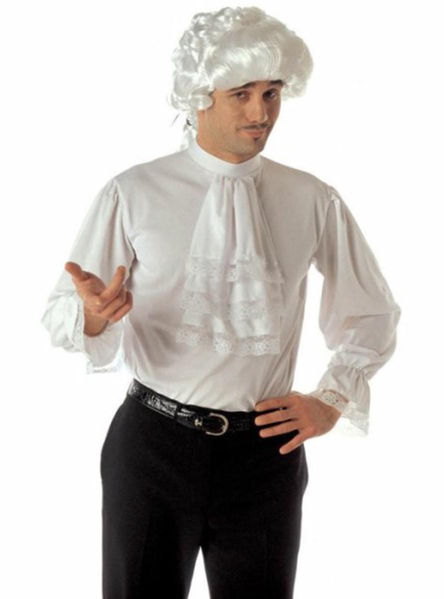 Shirt with Baroque frills