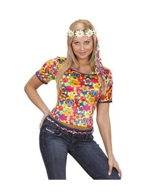 Camiseta hippie para mujer