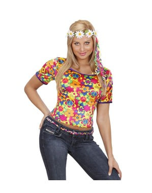 Shirt hippie voor vrouw