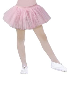 Tutú de bailarina rosa para niña