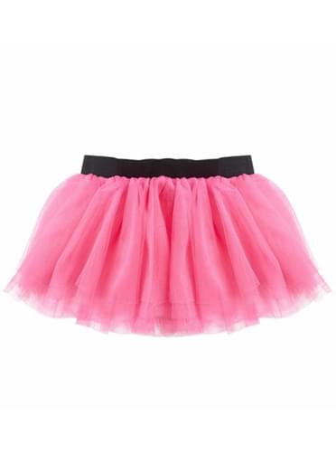 Tutu cor-de-rosa néon para mulher