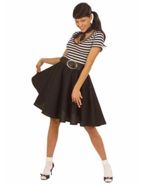 Rockabilly sukně černá