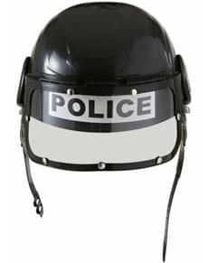 Capacete de polícia antidistúrbios