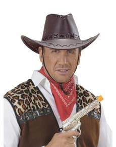 Chapéu de cowboy castanho