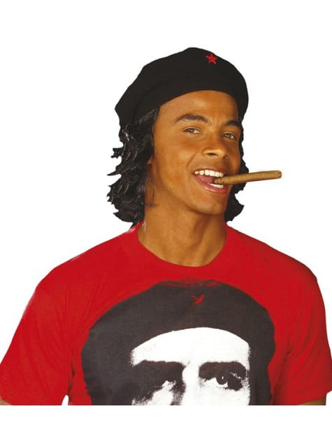 Che Guevara Baret met pruik